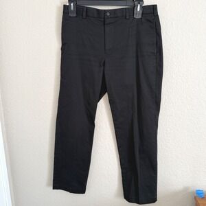 Brooks Brothers Men 34x29 Clark Advantage Chino Black Pants Prep Career Stretch